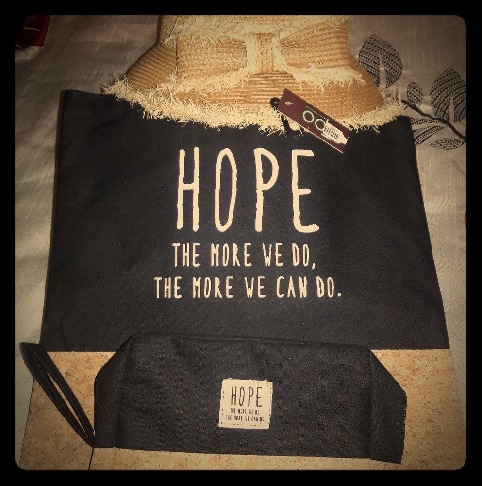 Hope Tote,Hand bag and Hat